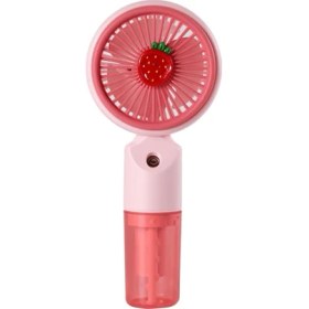 Resim Renas Store Feny FN-F50 Pembe 3 Kademeli Hız Buharlı Ferahlık Elde Kullanım Dahili 800MAH Bataryalı Type-C Şarj 
