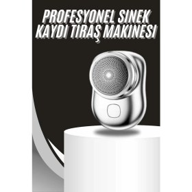 Resim Kablosuz Tıraş Makinesi Günlük Hızlı Taşınabilir Şarjlı Yuvarlak Paslanmaz Çelik - Lisinya 