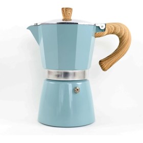 Resim Cafe Avm Espresso Moka Pot 6 Cup Ahşap 