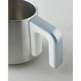 Resim English Home CMK 6010 İNOX DEMLİK GRUBU Beyaz-Krom 