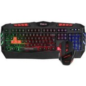 Resim gnctech Kablolu Rgb Oyuncu Klavye & Mouse Set 2400 Dpı Pro Gamer Set 