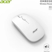 Resim Acer OMR050 Beyaz Kablosuz Sessiz Tuşlu Mouse 1000-1200-1600 Dpı 