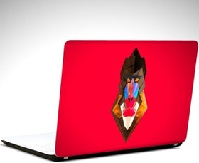 Resim Maymun Laptop Sticker 13 İnch (34X24CM) 