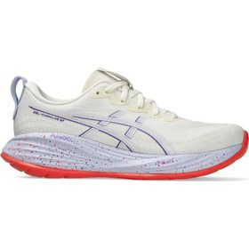 Resim Asics Gel-cumulus 27 Tokyo Kadın Bej Mor Koşu Ayakkabısı 1012b955-500 Bej 