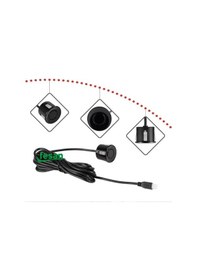 Resim Siyah Renk Park Sensörü Gözü Tek Göz 22Mm 1.Kalite 