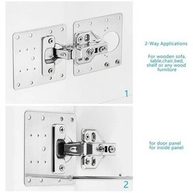 Resim Büro Ev Ofis Mobilyası İçin Paslanmaz Çelik Dolap Menteşe Onarım Aparatı Diğer 