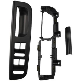Resim Jetta Bora İçin Siyah Ön Sol Anahtar Çerçevesi Ve Kulp Döşemesi Ve Braketi 
