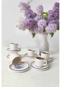 Resim Keramika Marine Wonders Stackable Çay Takımı 12 Parça 6 Kişilik Çok Renkli 