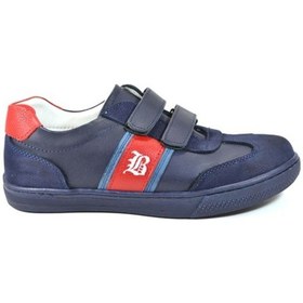 Resim O.S Cırtlı Lacivert Deri Ortopedik Erkek Çocuk Okul Ayakkabı 