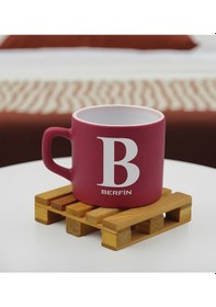 Resim Bk Gift Kişiye Özel İsimli Leylak Kırmızı Renkli Middle Çay & Kahve Fincanı-3, Arkadaşa Hediye, Sevgiliye Hediye, Doğum Günü Hediyesi Kobitmeyencom325 