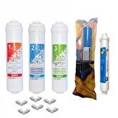 Resim Sulook Su Arıtma Cihazı 5'li Filtre Seti Kapalı Kasalar İçin Filtre 
