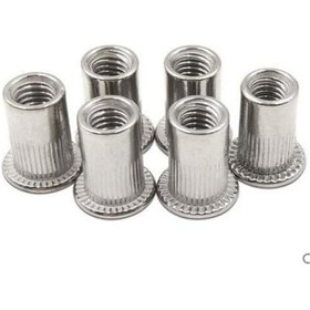 Resim Ayaz M8 Perçin Somun Yuvarlak Flanşlı 1000 Adet 