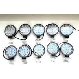 Resim First Led Projektör Off Road Çalışma Sis Lambası 14 Led Yuvarlak Power Led 10 Adet 