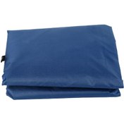 Resim Tenfowee Mutfak Bahçe Dış Mekan 3 Koltuklu Salıncak Yastık Kılıfı, 190t Poliester Taffeta, Su Geçirmez, Dayanıklı, 150x50x10cm, Mavi 