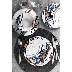 Resim Porland Sepya 6 Kişilik 24 Parça Yemek Takımı 