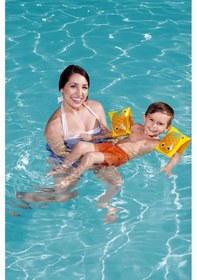 Resim Şişme Deniz Havuz Kolluk 3-6 Yaş Meyve Desenli Çocuk Yüzme Kolluğu 19-30 Kg 