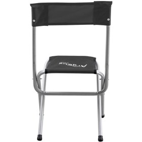 Resim Katlanabilir Balıkçı Kamp Taburesi - Arkalıklı - Siyah (19019) 