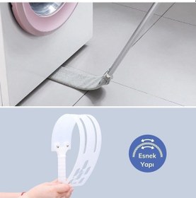 Resim Saplı Mikrofiber Başlıklı Girintili Yüzey Temizleme Mopu Toz Alma Fırçası 