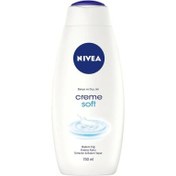 Resim Nivea Creme Soft Kremsi Dokunuş Badem Yağı Banyo ve Duş Jeli 750ml 