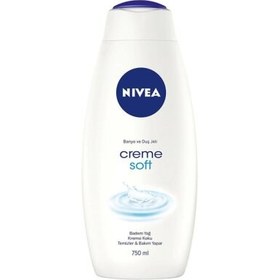Resim Nivea Creme Soft Kremsi Dokunuş Badem Yağı Banyo ve Duş Jeli 750ml 