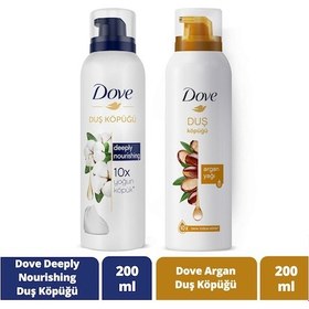 Resim Dove Argan Yağı Duş Köpüğü 200 ML + Depply Nourishing Duş Köpüğü 200 ML 