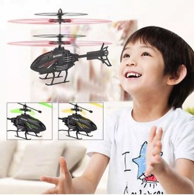Resim Genel Markalar Lh-1804 El Sensörlü Usb Şarjlı Uçan Helikopter 20 Cm Karışık Renk( Sarı Yeşil Kırmızı) 