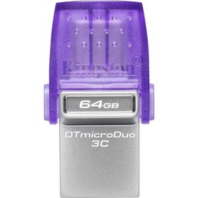 Resim Kingston 64GB microDuo 3C USB 3.2 Gen1 USB Bellek DTDUO3CG3/64GB 