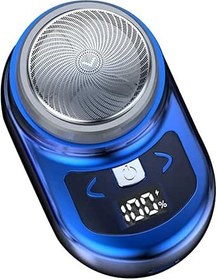 Resim PAMENET Taşınabilir elektrikli tıraş makinesi tıraş makinesi erkekler için Mini sakal tıraş makinesi LCD güç göstergesi, şarj edilebilir, seyahat ev tıraş makinesi-A dayanıklı, kurulum 