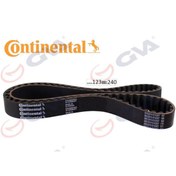 Resim GVA 58123240 Triger Kayışı (123×240) Toyota Corolla Uyumlu 1.3 12V (83-01) Starlet 1.3 12V (85-95) 