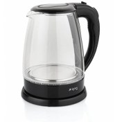 Resim King Ksı1001 Alice 1.8 Lt Işıklı Cam Kettle Su Isıtıcı King