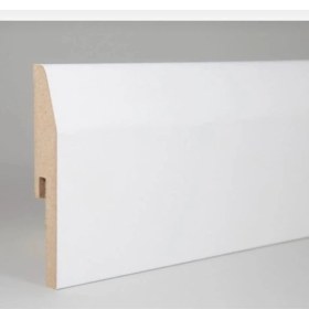 Resim By Istanbul Lake Pvc Kaplama Saten Beyaz 10 cm Parke Süpürgelik 10 Adet 25 Mt 