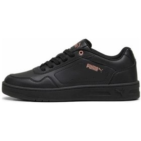 Resim Puma 39502102 Court Classy Black Rose Gold Kadın Sneaker 001 