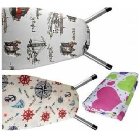 Resim Normadia Büyük Boy Lastikli Ekstra Keçeli Ütü Masası Kılıfı, Yanmaz, Profesyonel Kullanım 