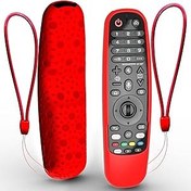 Resim Packzprint LG Remote MR20GA MR19BA MR18BA MR650A MR600 için Kılıf Kapak, LG Smart TV Magic Uzaktan Kumanda için Silikon Kılıf Kordonlu 