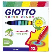 Resim Giotto Keçeli Boya Kalemi 12 Renk 416000 