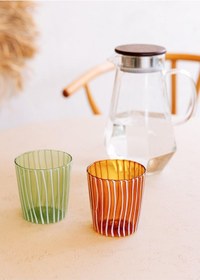 Resim The Mia Line Su Bardağı Yeşil 320 Ml Şeffaf 