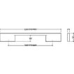 Resim Ohbe Express Saten Rengi 448 mm Modern Kulp 