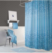 Resim Zethome Jackline Banyo Duş Perdesi 6303 Çift Kanat 2X120X200 
