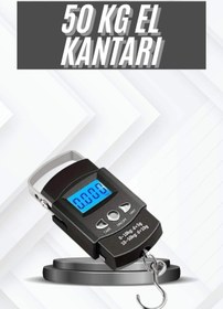 Resim AyrStore Profesyonel El Terazisi El Kantarı 50 Kg Dijital Göstergeli Tartı 
