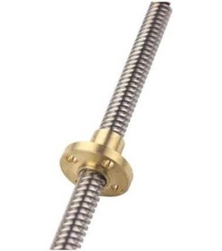 Resim T8 8mm X 300mm Lead Screw 3d Yazıcı Trapez Vidalı Mil Ve Somun Seti 