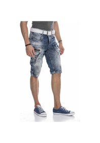 Resim Cipo & Baxx Ck101 Erkek Denim Kapri 001 