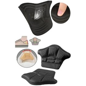 Resim Ortopedik Spor Ayakkabı Topuk Vurma Önleyici Koruyucu 10 MM Siyah 