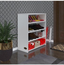 Resim Kenzlife Ayakkabılık Goya Byz 080 70 30 Arkalıksız Ayakkabı Ofis Dolabı 