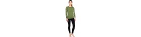 Resim Thermoform Ultimate Merino Kadın Seamless Termal Uzun Kollu Içlik Seti Yeşil 