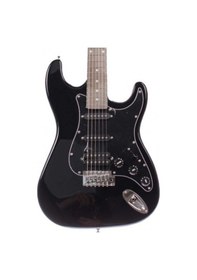 Resim Angel Aeg111-bk Siyah Elektro Gitar Strat Tipi 3 Single Manyetik Çok Yönlü 