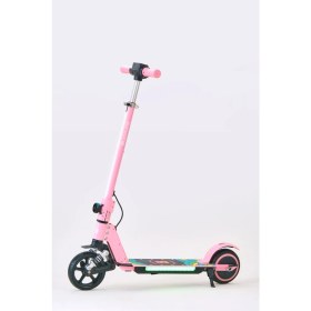 Resim SIMATE Elektrikli Çocuk Scooter 130W | 3 Kademe Hız | Ayarlanabilir Gidon | Uzun Menzil |koruma Seti Hediye 