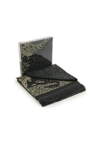 Resim Bohçaya Ve Mevlide Uygun Başörtülü Seccade Seti - Tesbihli - Siyah 