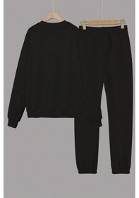 Resim Miami Baskılı Unisex Eşofman Takımı Siyah 
