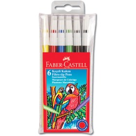 Resim Faber Castellkeçeli Kalem 6 Renk 
