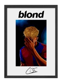 Resim Lamine Yamal - Çerçeveli / Siyah / 60x80 